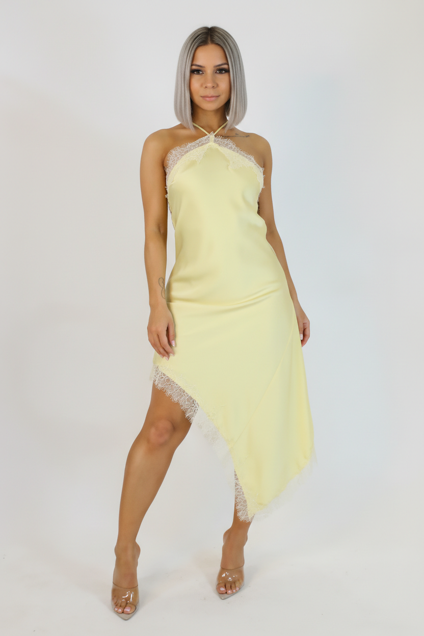 Bellini Midi Dress -YELLOW