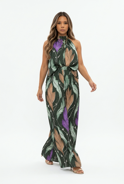 Tropical Elegance Halter Set