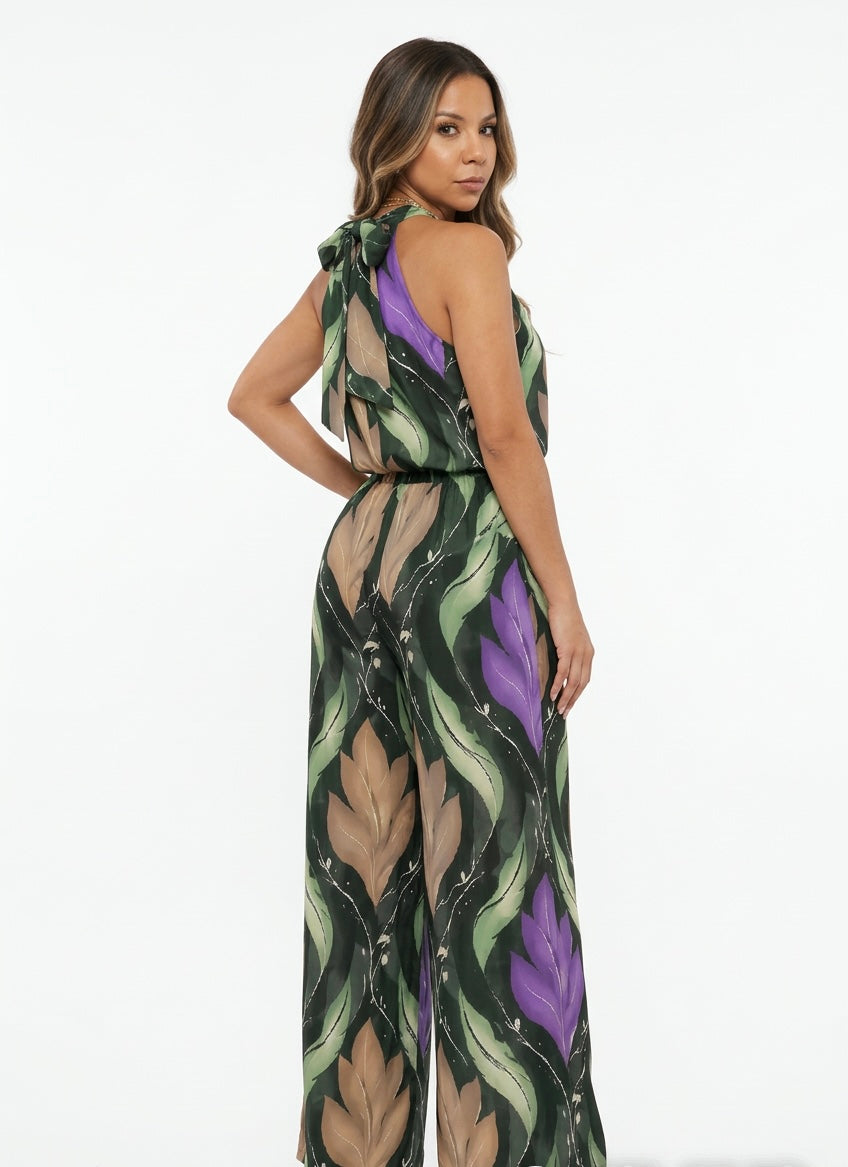 Tropical Elegance Halter Set