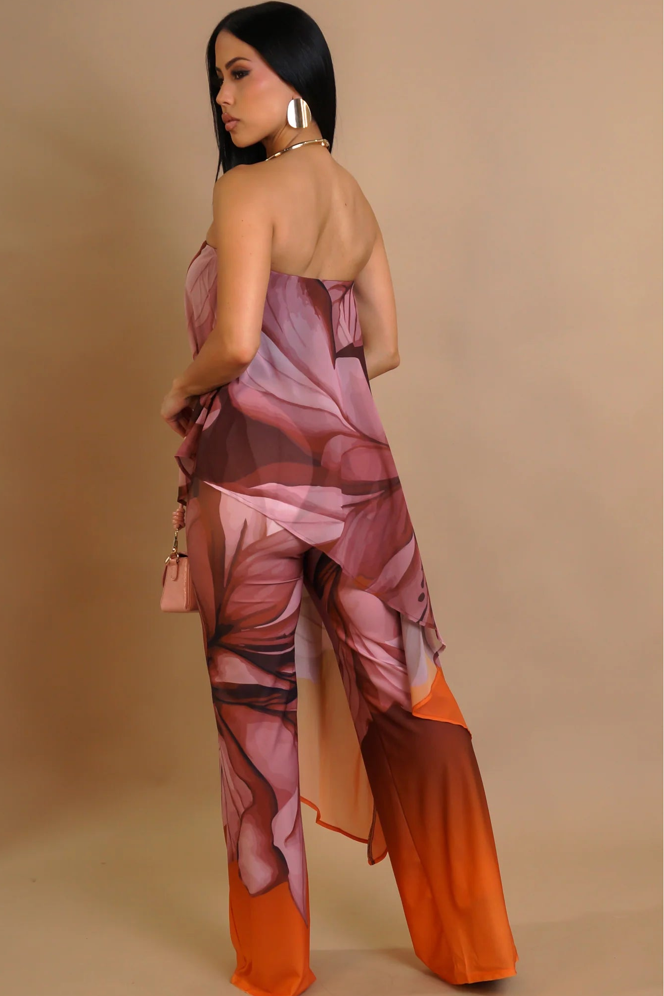 Flowy Jumpsuit orange