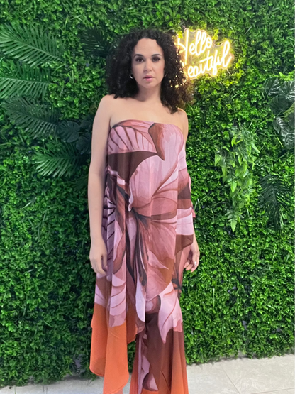 Flowy Jumpsuit orange